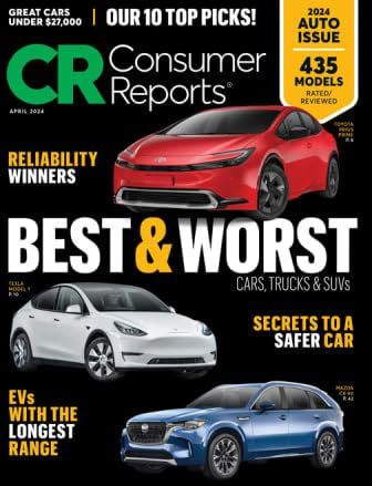 April 2024 Consumer Reports cover 