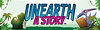 summer reading program logo flanked by a dinosaur and teradactyl reading books